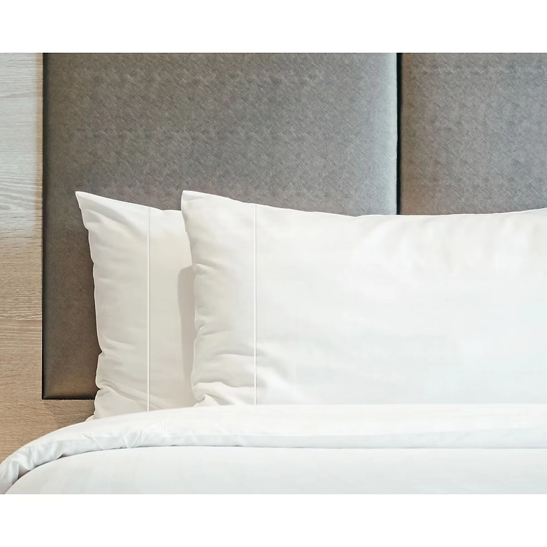Supreme Elegance 1000TC CVC Satin 6 Pc. Queen Size Sheet Set - White
