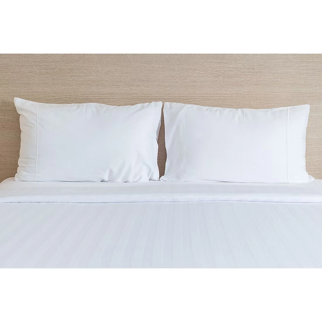 Supreme Elegance 1000TC CVC Satin 6 Pc. Queen Size Sheet Set - White