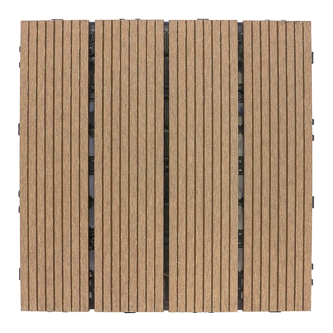 Creative Surfaces Composite Deck Tile in Sable, 12 pk. (12\" x 12\")