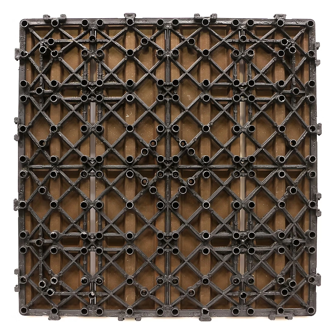 Creative Surfaces Composite Deck Tile in Sable, 12 pk. (12\" x 12\")