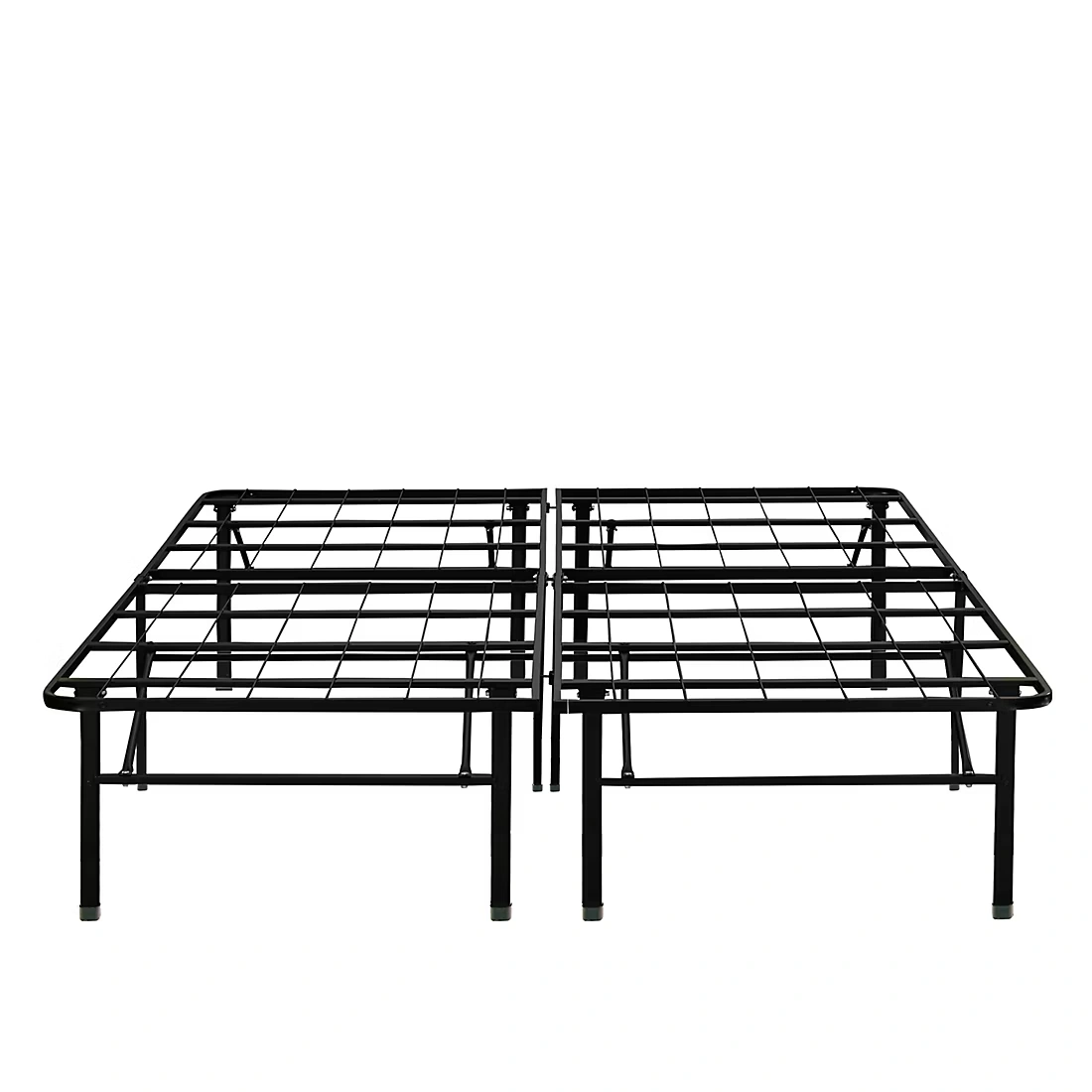 Contour Rest Dream Support Twin Size 18\" Metal Platform Bed Frame - Black