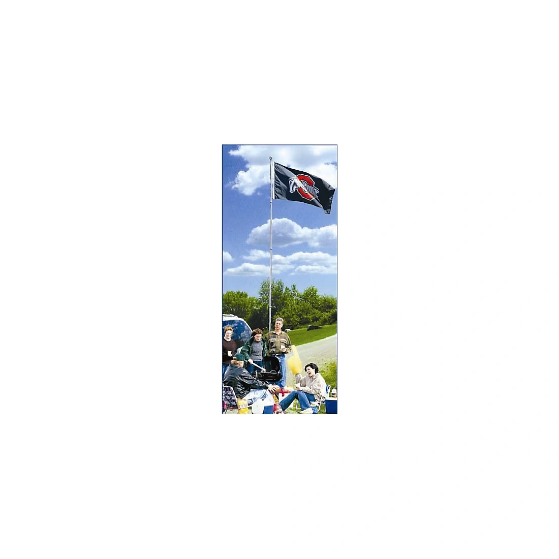 Annin 16' Flagpole - White