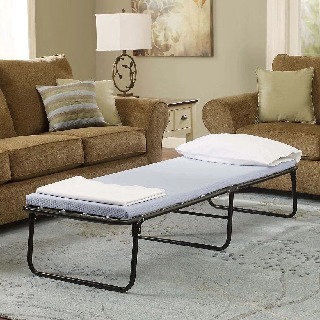 Simmons Memory and Comfort Foam Fold-Away Single-Size Guest Bed