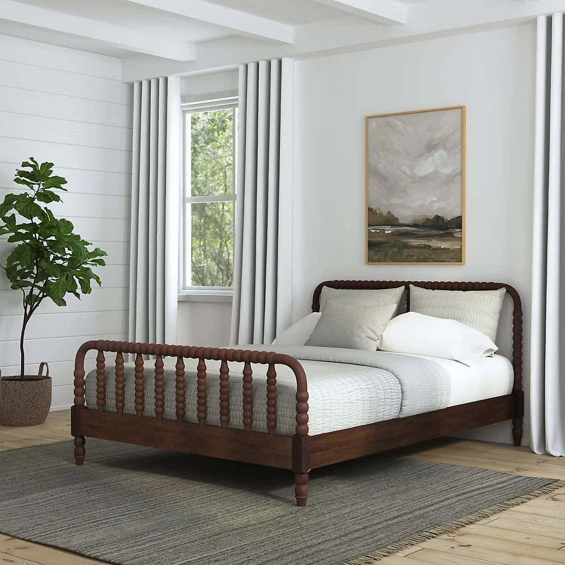 Homestyles by Flexsteel Spindle Queen Bed (Select Color) 1 Homestyles by Flexsteel Spindle Queen Bed (Select Color)