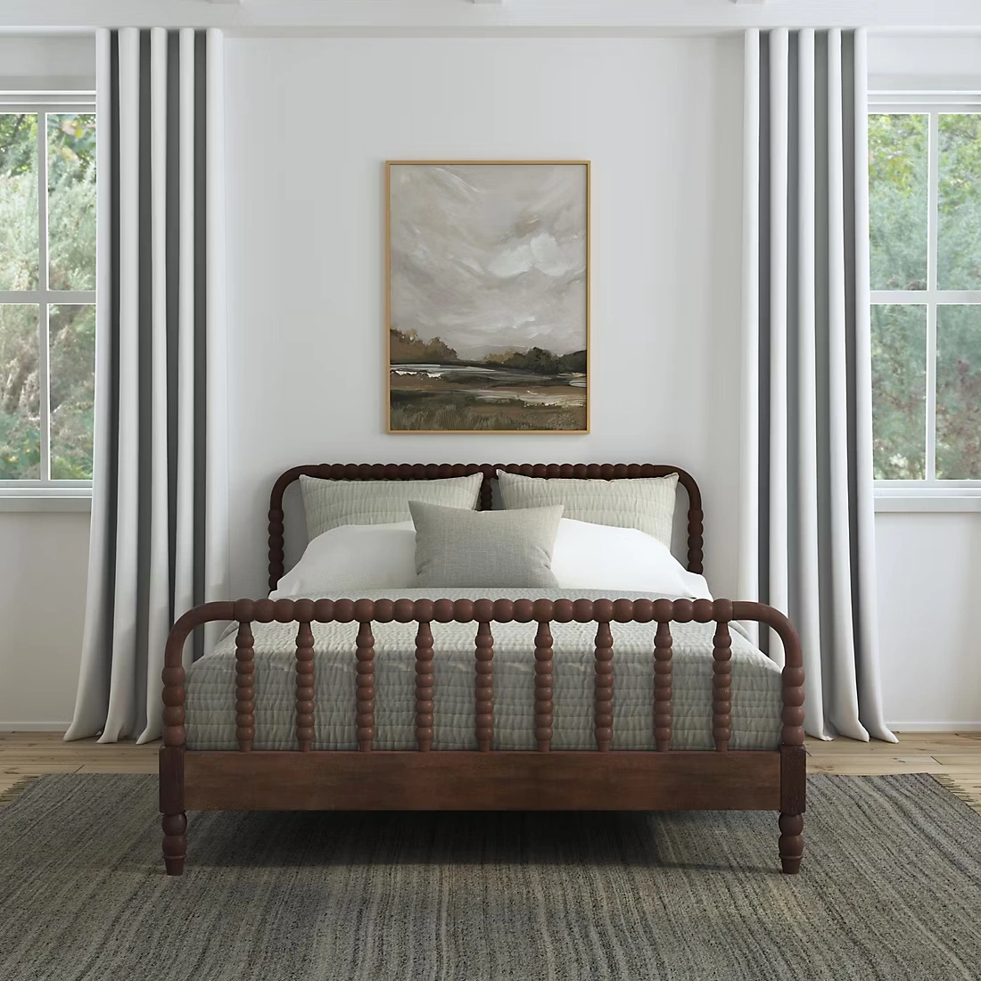 Homestyles by Flexsteel Spindle Queen Bed (Select Color) 5 Homestyles by Flexsteel Spindle Queen Bed (Select Color)