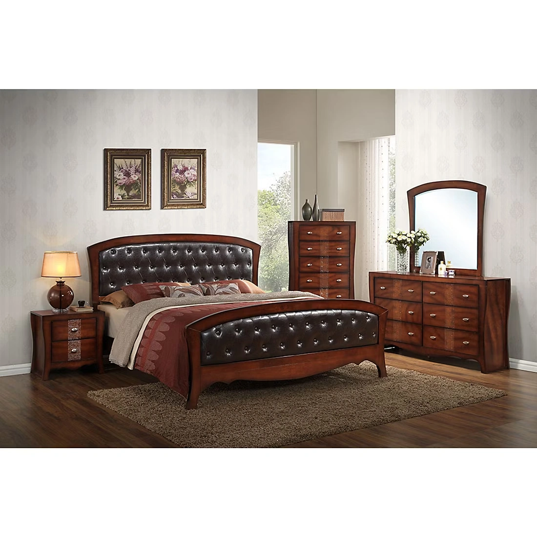 Picket House Furnishings Jansen 2-Drawer Nightstand - Espresso