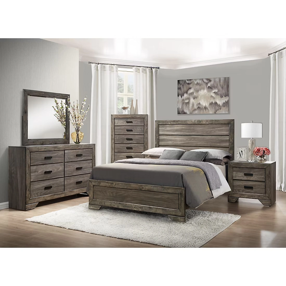 Picket House Furnishings Grayson Nightstand - Gray