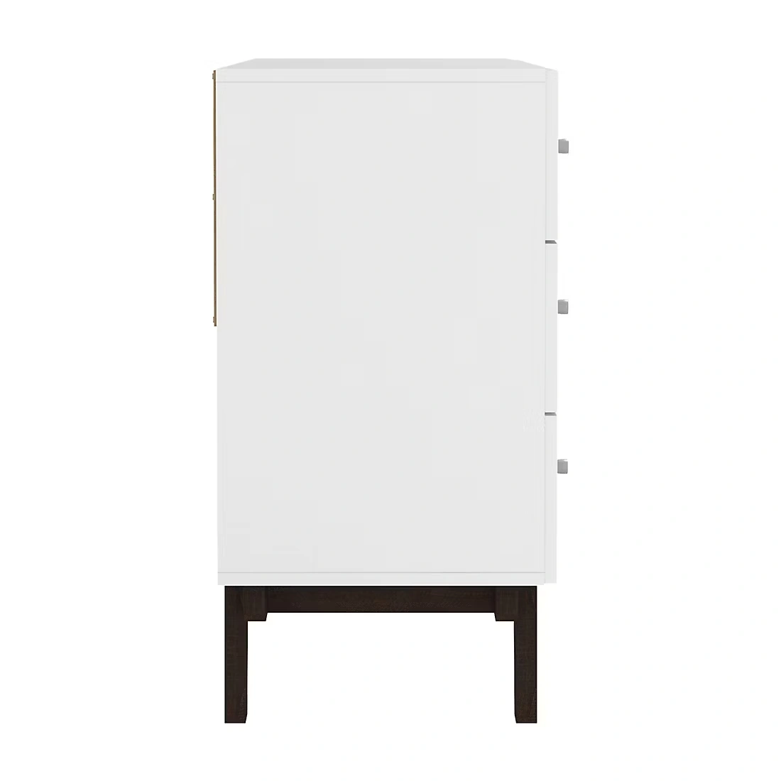 Living Essentials by Hillsdale Kincaid Wood 6 Drawer Dresser - Matte White