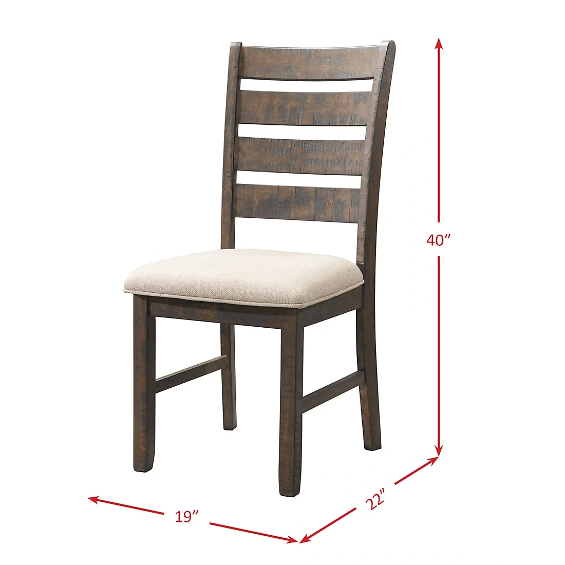 Picket House Furnishings Dex Ladder Back Side Chair, 2 pk. 4 Picket House Furnishings Dex Ladder Back Side Chair, 2 pk.