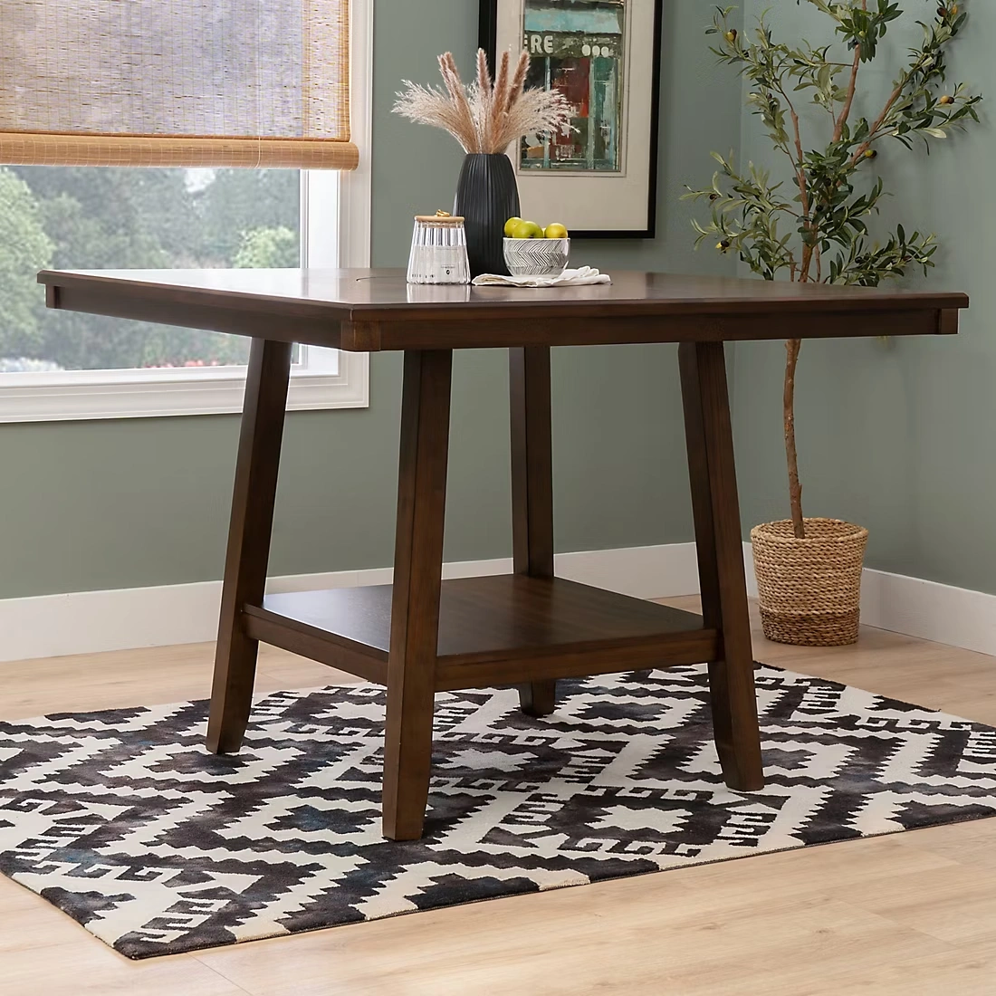 Seneca 5-Pc. Counter Height Dining Set - Brown