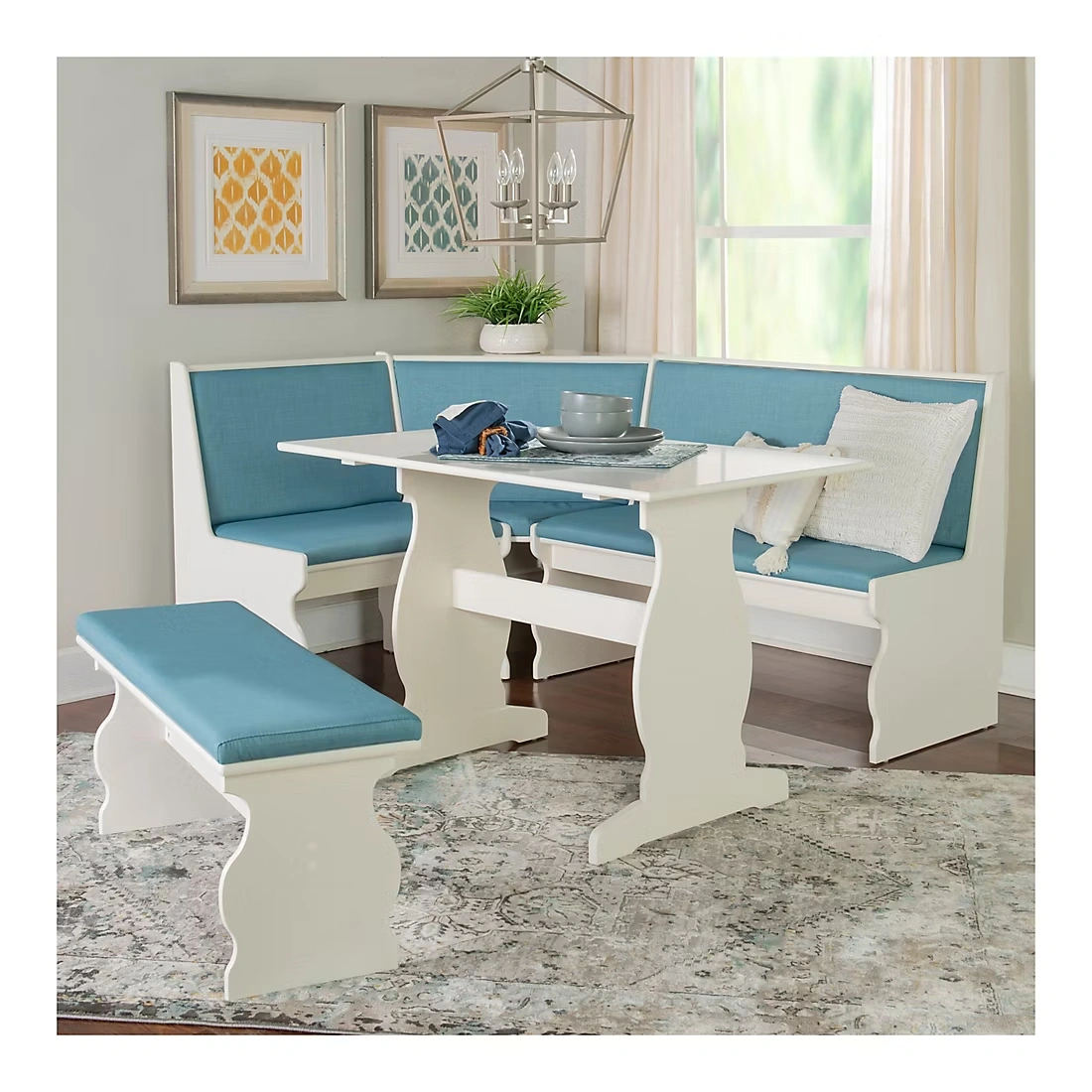 Linon Sierra Upholsted Nook 1 Linon Sierra Upholsted Nook