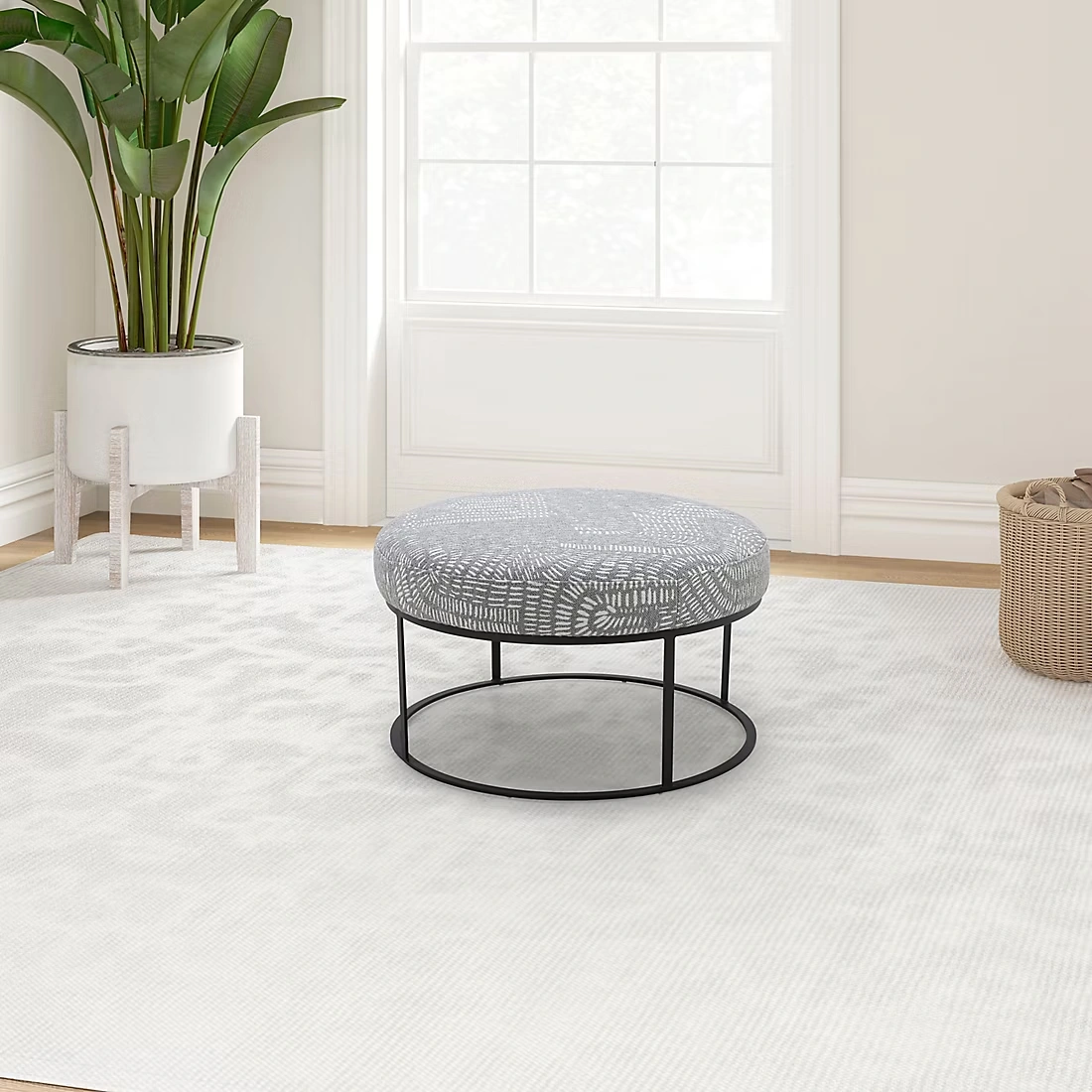 RoomSense Dexter Round Ottoman