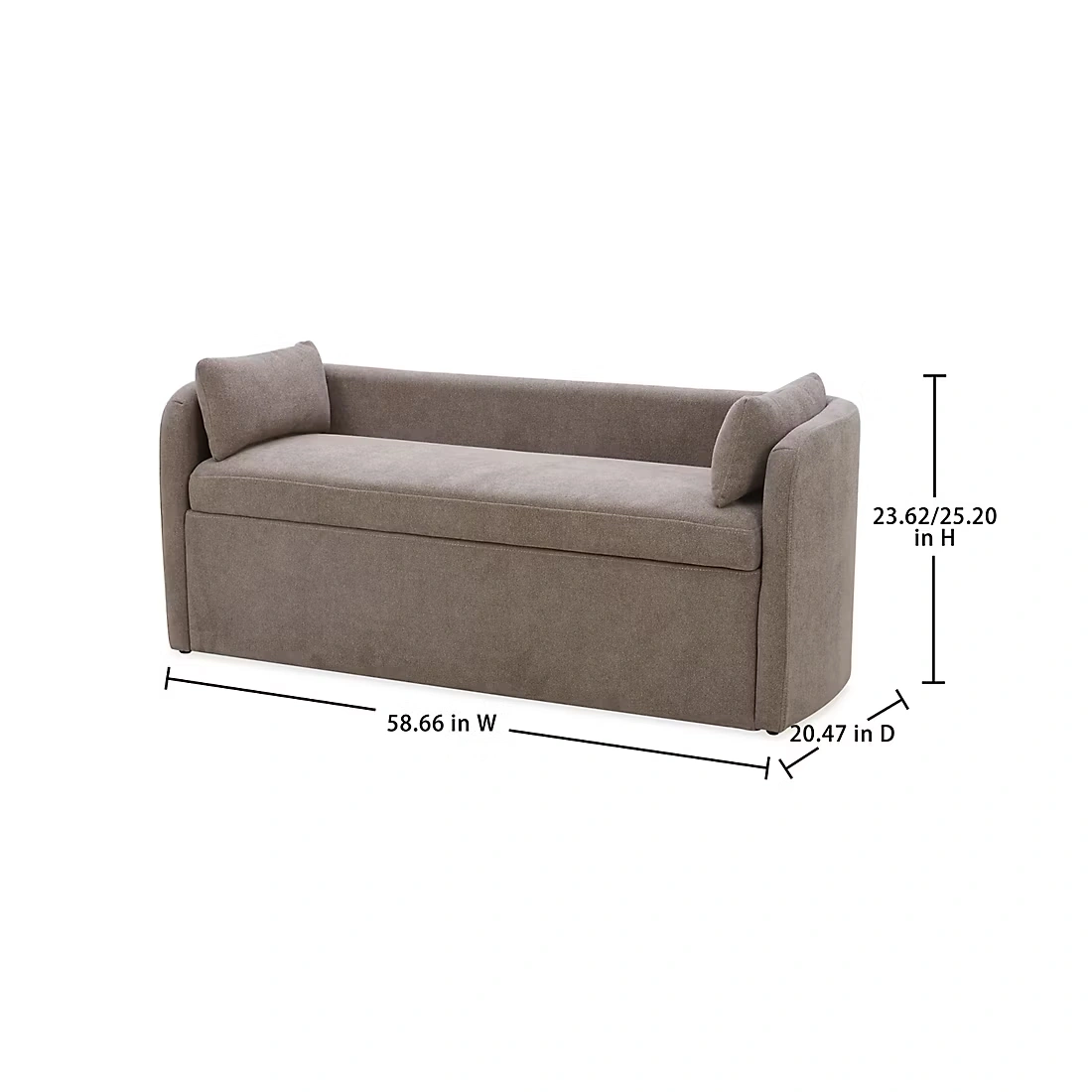 RoomSense Oakmont Storage Bench