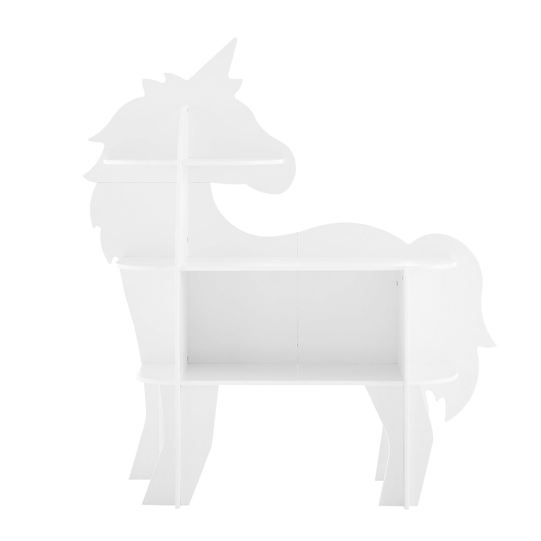 Delta Children Unicorn Bookcase  - White