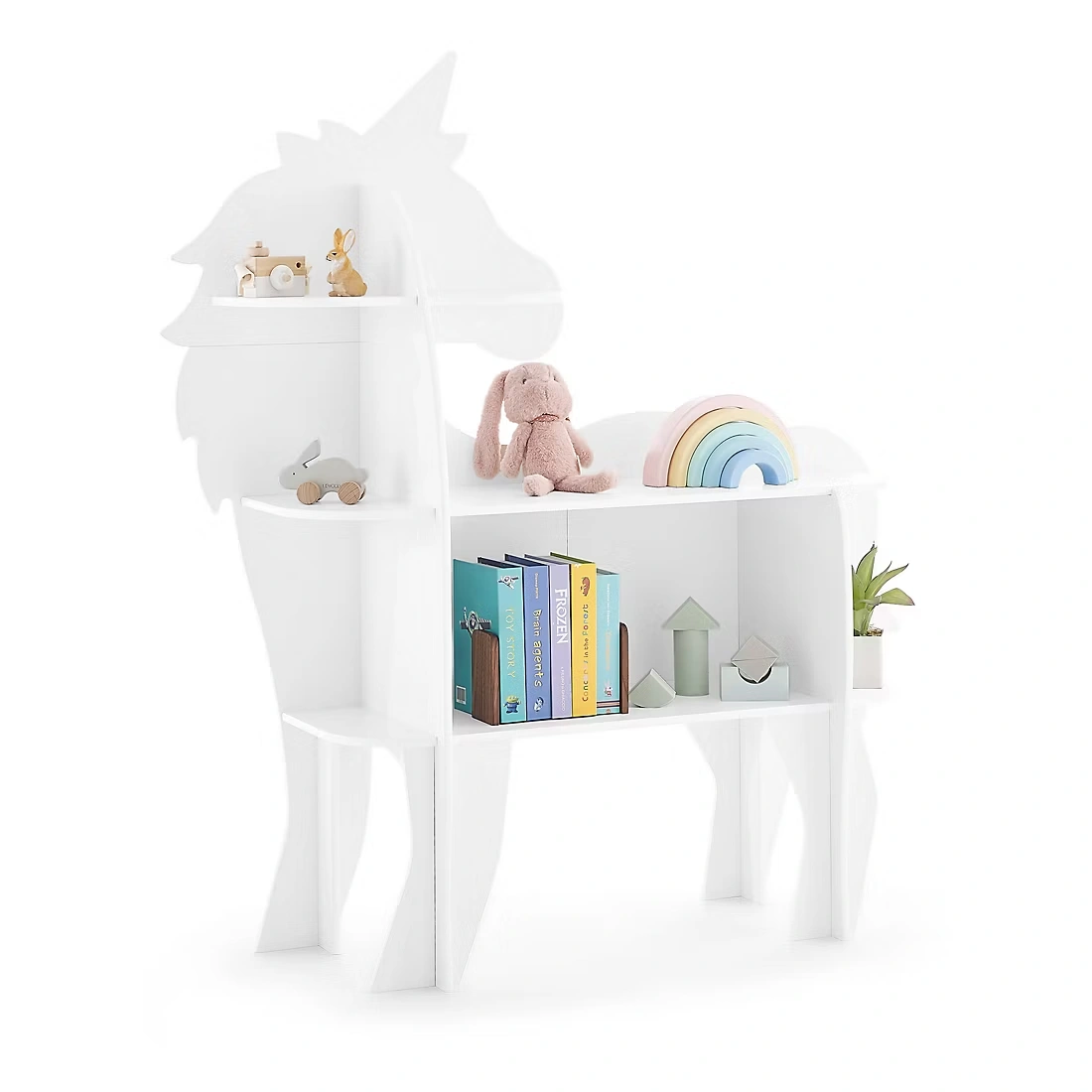 Delta Children Unicorn Bookcase - White 4 Delta Children Unicorn Bookcase - White