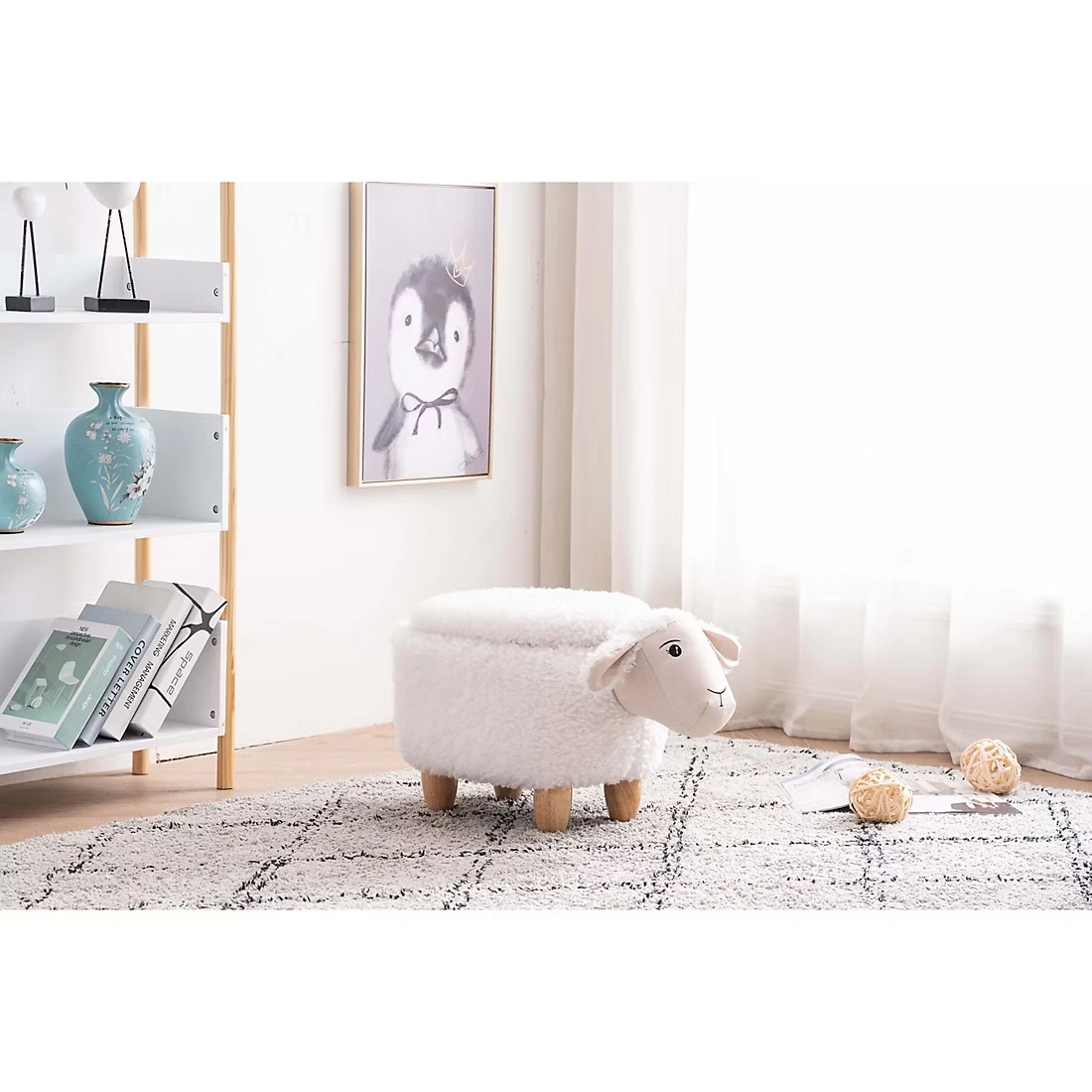 Home to Office Shiloh the Sheep Ottoman