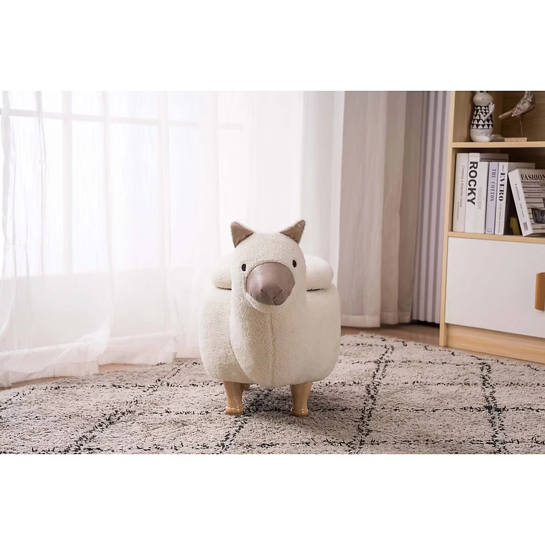 Home to Office Leo the Llama Ottoman