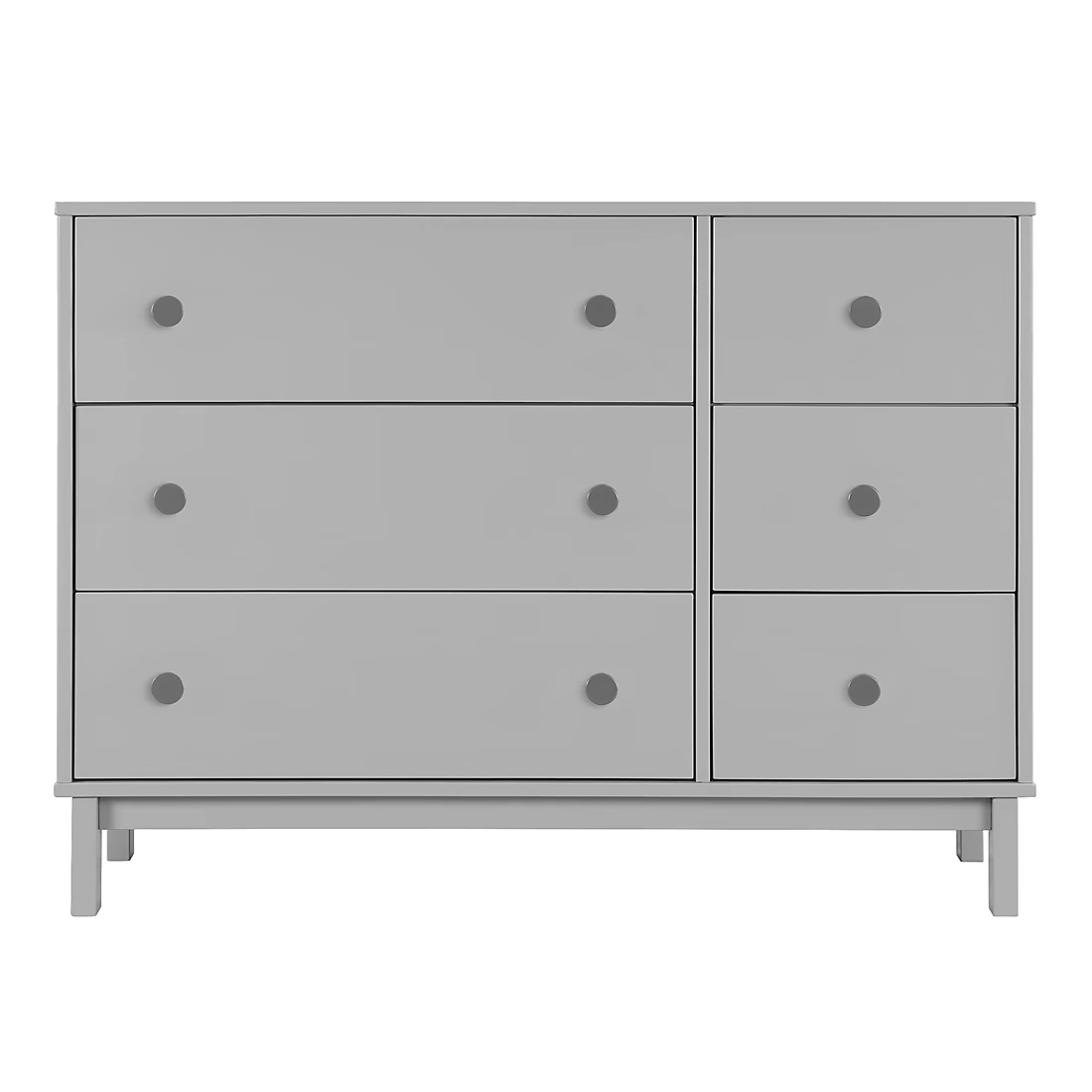 BabyGap by Delta Children Legacy 6 Drawer Dresser - Grey/Dark Grey