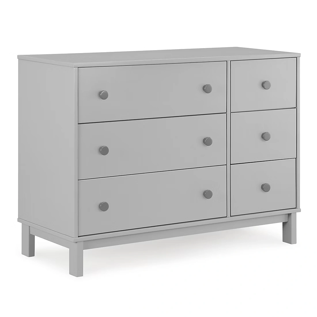 BabyGap by Delta Children Legacy 6 Drawer Dresser - Grey/Dark Grey