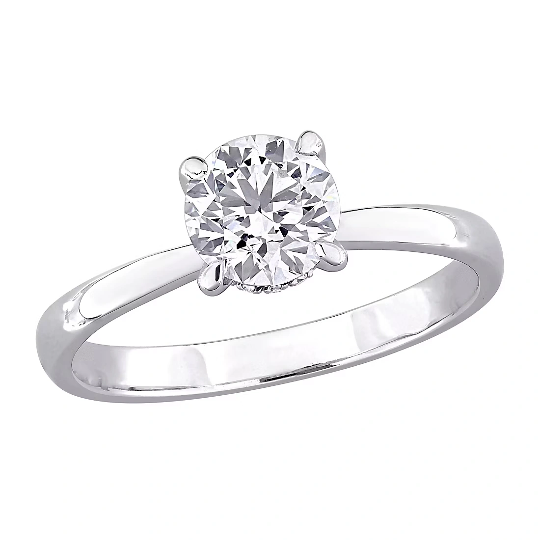 1 ct. t.w. Lab Grown Diamond Engagement Ring in 14k White Gold