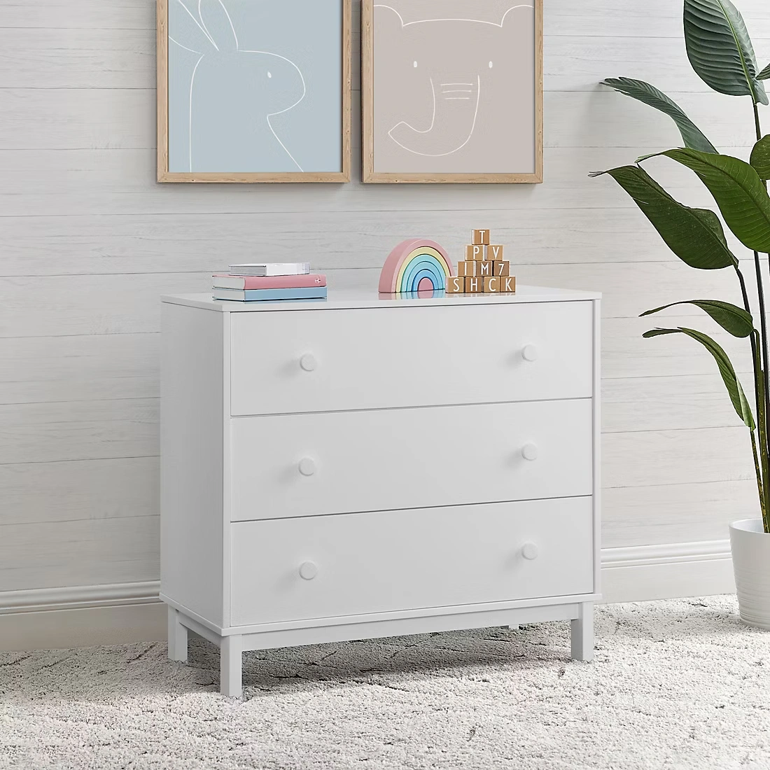 BabyGap by Delta Children Legacy 3 Drawer Dresser - Bianca White