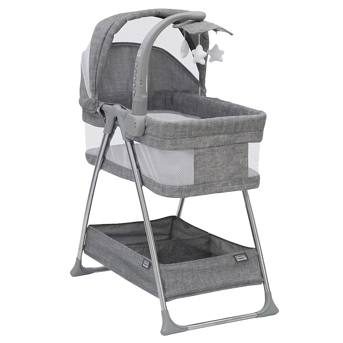 Simmons Kids City Sleeper Bassinet - Gray Tweed