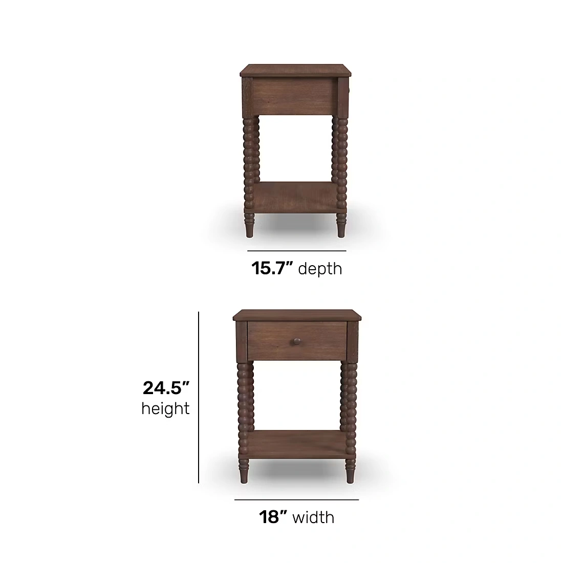 Homestyles by Flexsteel Spindle Nightstand (Select Color)