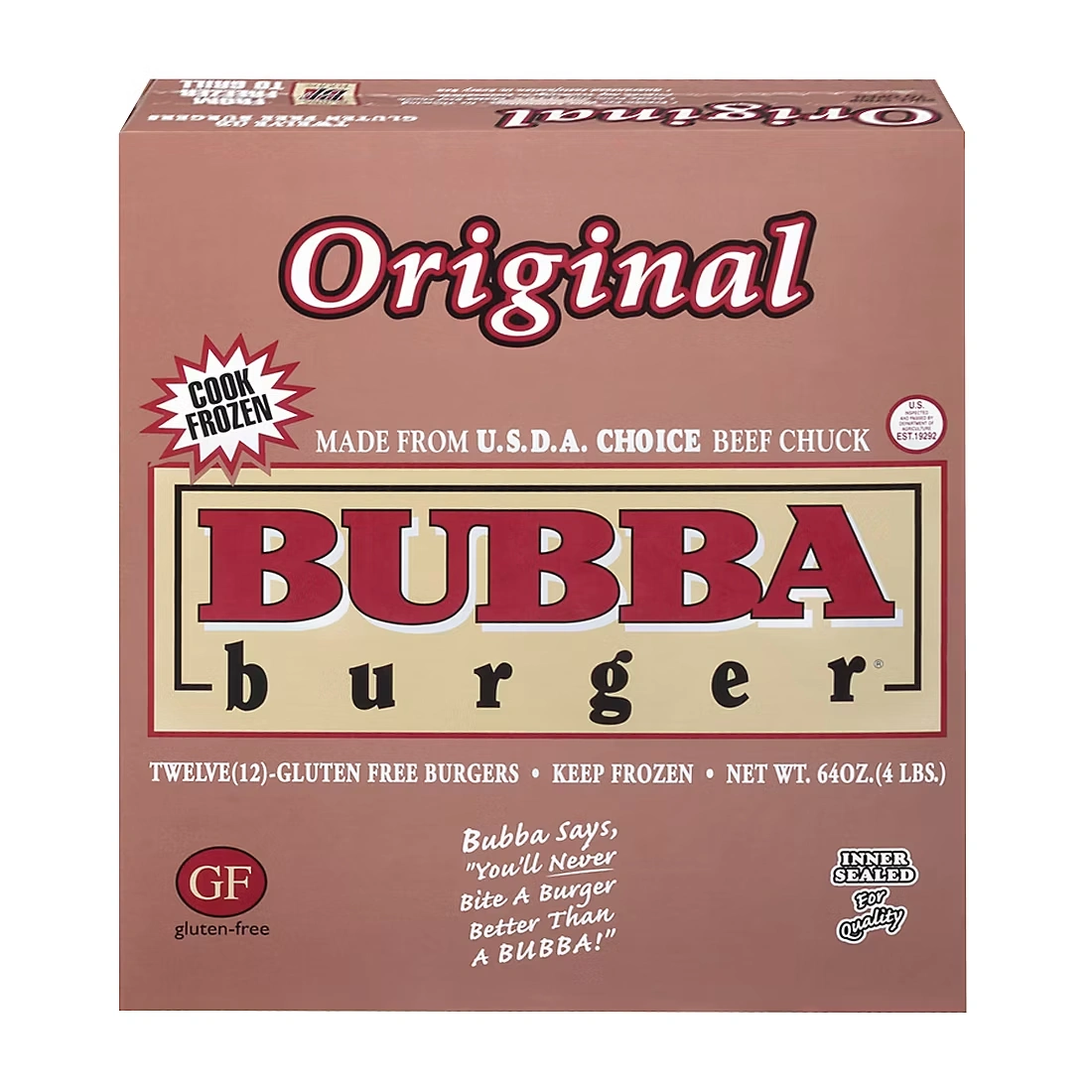 Original BUBBA Burger, 12 pk./5.3 oz.