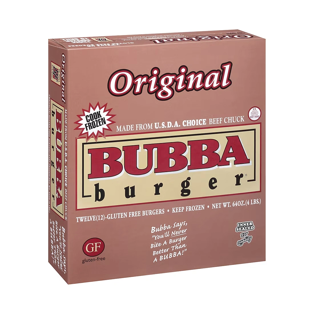 Original BUBBA Burger, 12 pk./5.3 oz.