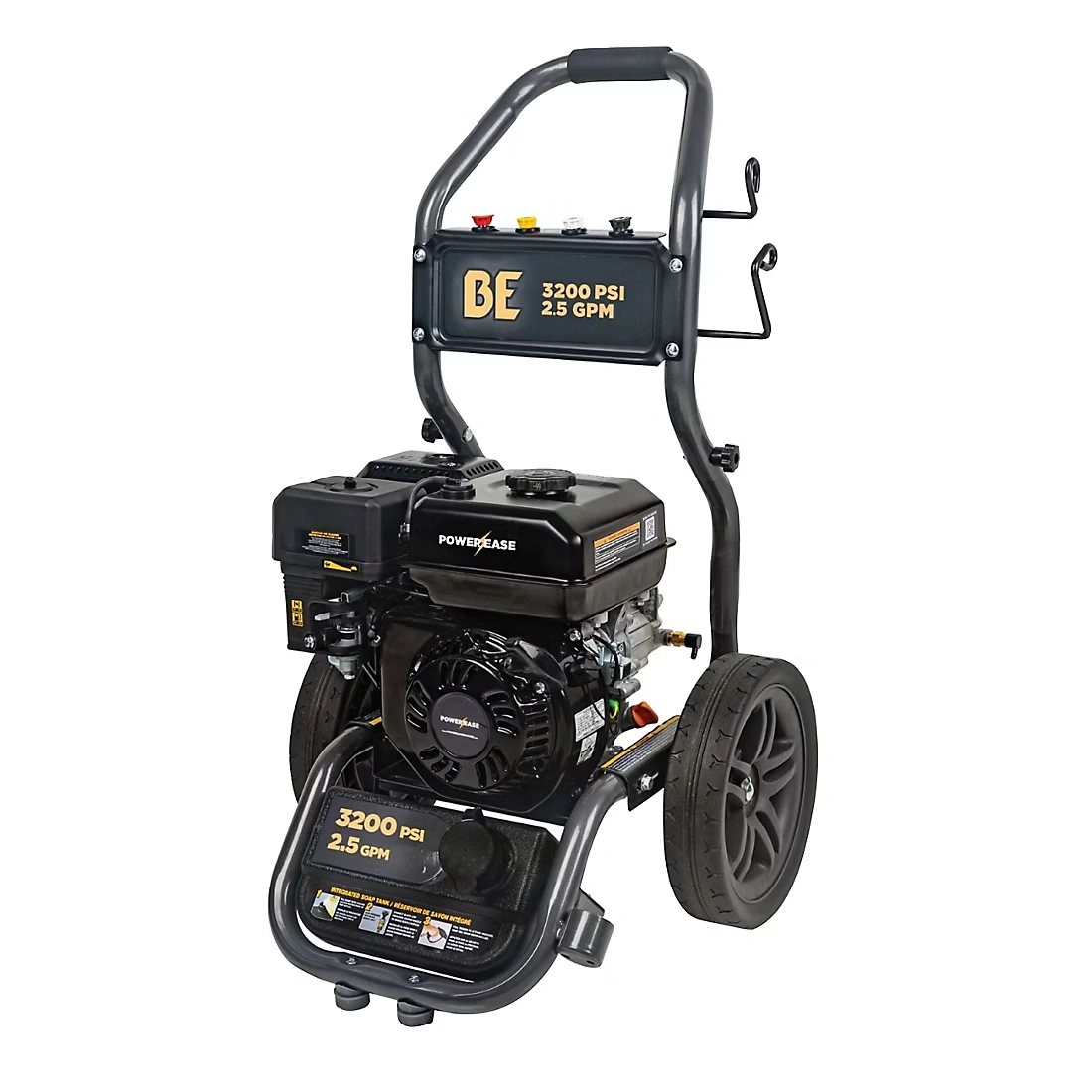 3200 PSI 2.5 GPM Cold Water Gas Pressure Washer Powerease 212CC Engine and Axial Pump