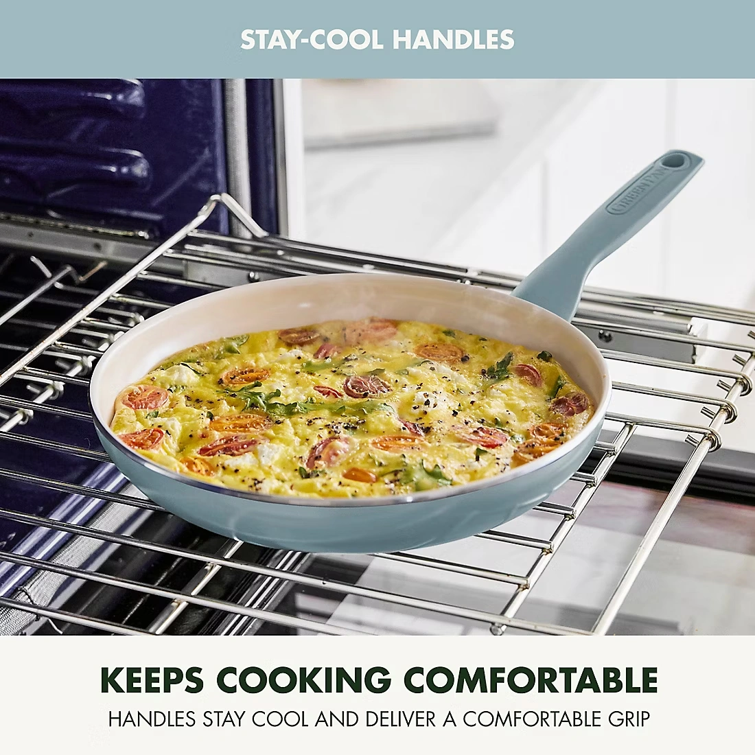 GreenPan Rio 10-Pc. Cookware Set - Blue