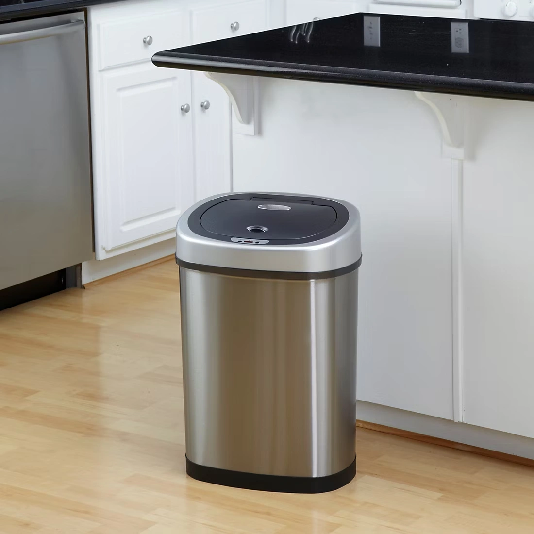 Nine Stars 11.1 Gal. Motion Sensor Trash Can