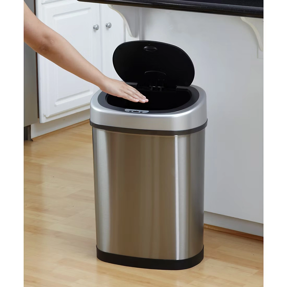 Nine Stars 11.1 Gal. Motion Sensor Trash Can