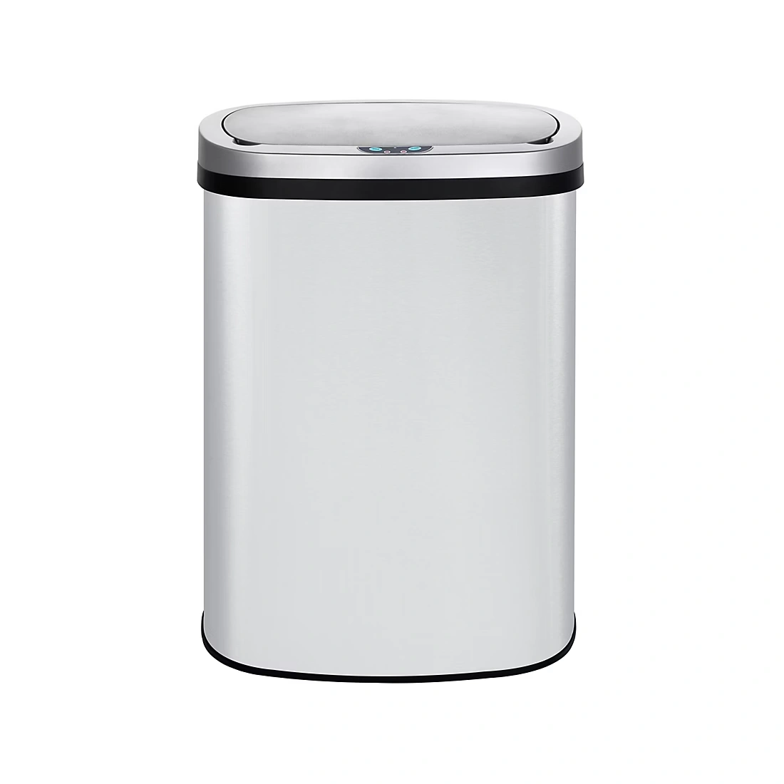 Innovaze Oval Kitchen Motion Sensor Trash Can, 13.2 gal  - Stainless Steel Silver
