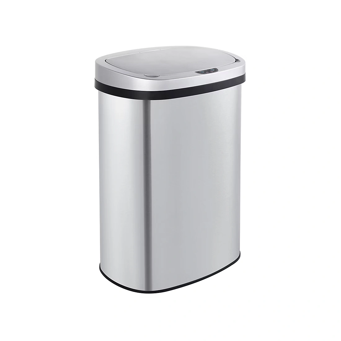Innovaze Oval Kitchen Motion Sensor Trash Can, 13.2 gal  - Stainless Steel Silver