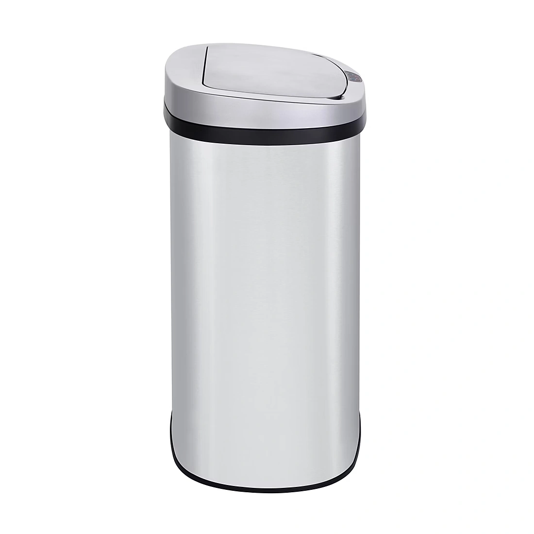 Innovaze Oval Kitchen Motion Sensor Trash Can, 13.2 gal  - Stainless Steel Silver