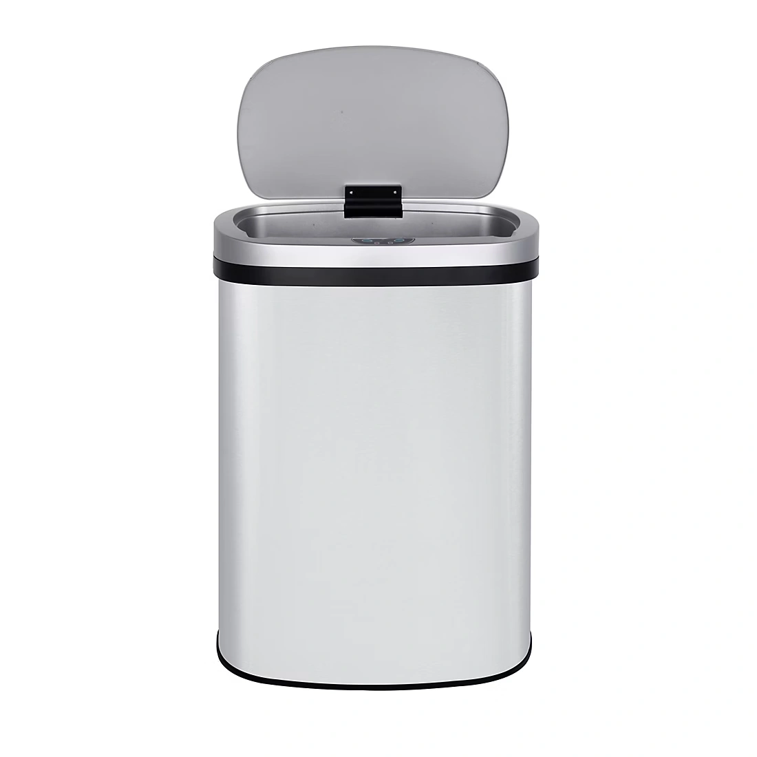 Innovaze Oval Kitchen Motion Sensor Trash Can, 13.2 gal  - Stainless Steel Silver