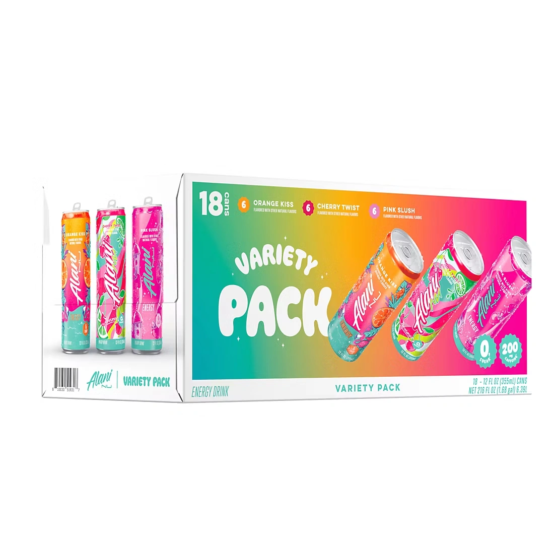 Alani Nu Energy Variety Pack, Cans, 18 pk./12 fl. oz.