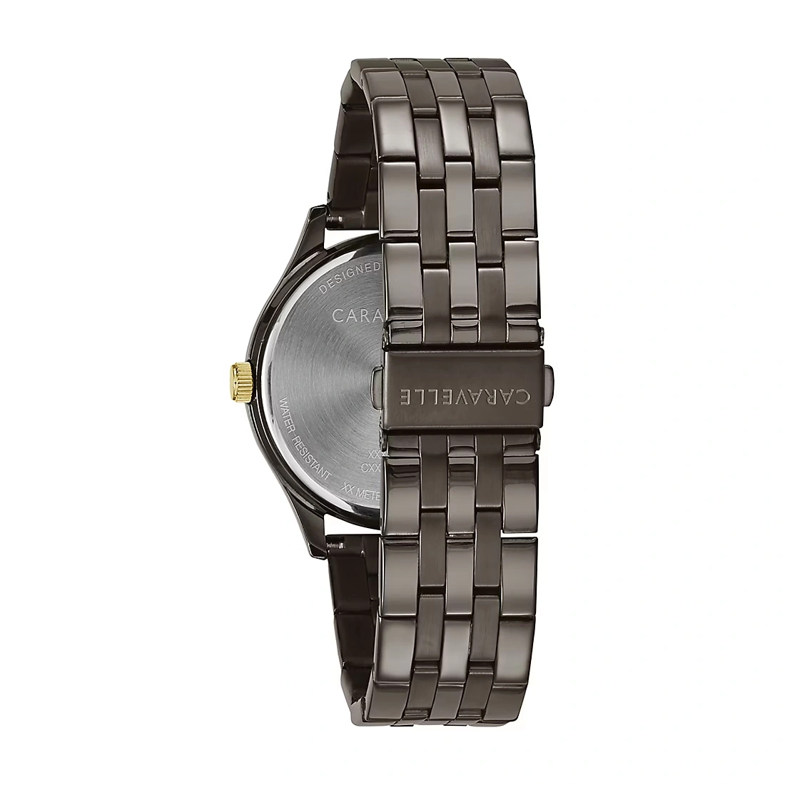 Caravelle Designed By Bulova Men's Gunmetal Dress Watch