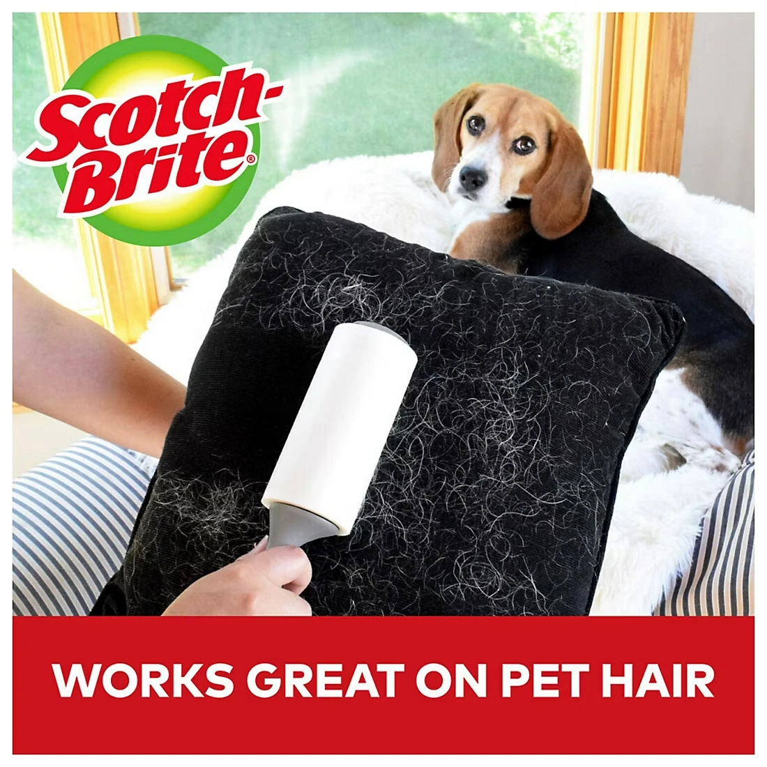 Scotch-Brite 75-Sheet Lint Roller, 5 pk.