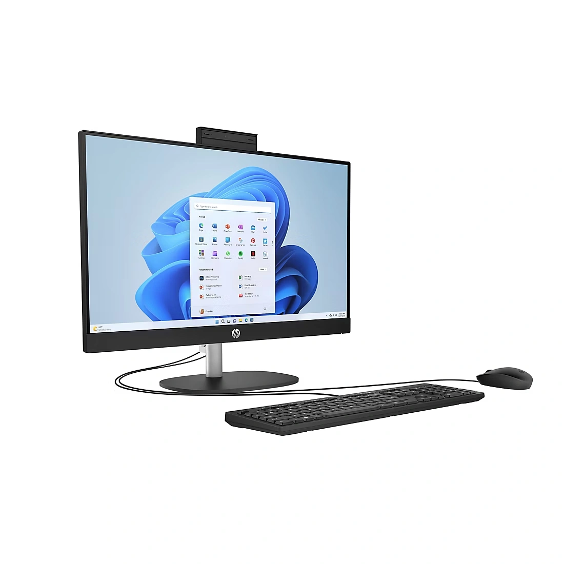 HP 23.8\" All-in-One Desktop PC, AMD Ryzen 5, 16GB RAM, 512 GB SSD