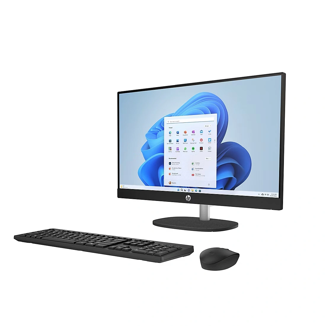HP 23.8\" All-in-One Desktop PC, AMD Ryzen 5 Processor, 16GB Memory, 1TB SSD, Microsoft Copilot