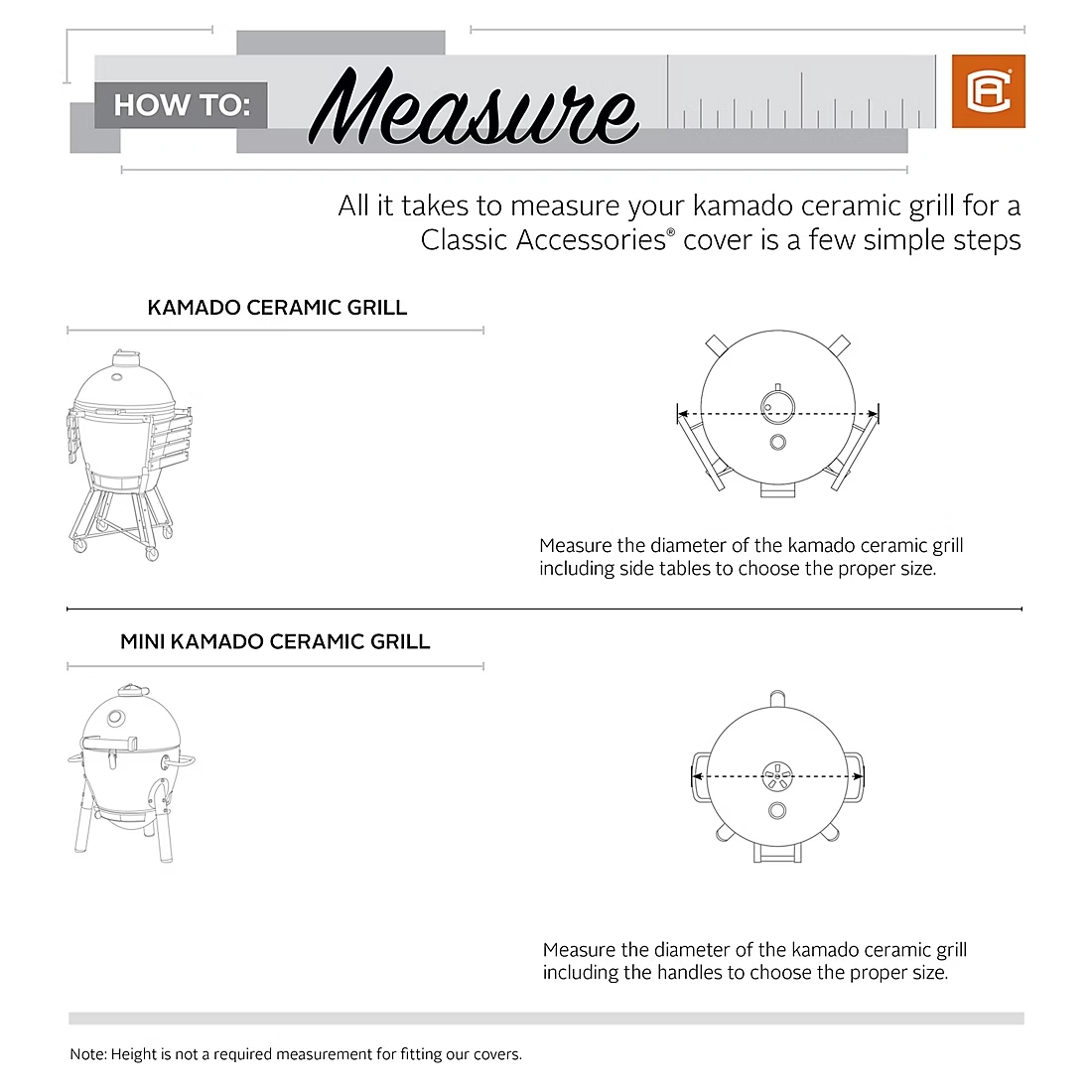 Classic Accessories Madrona Extra-Large Ceramic Grill Cover