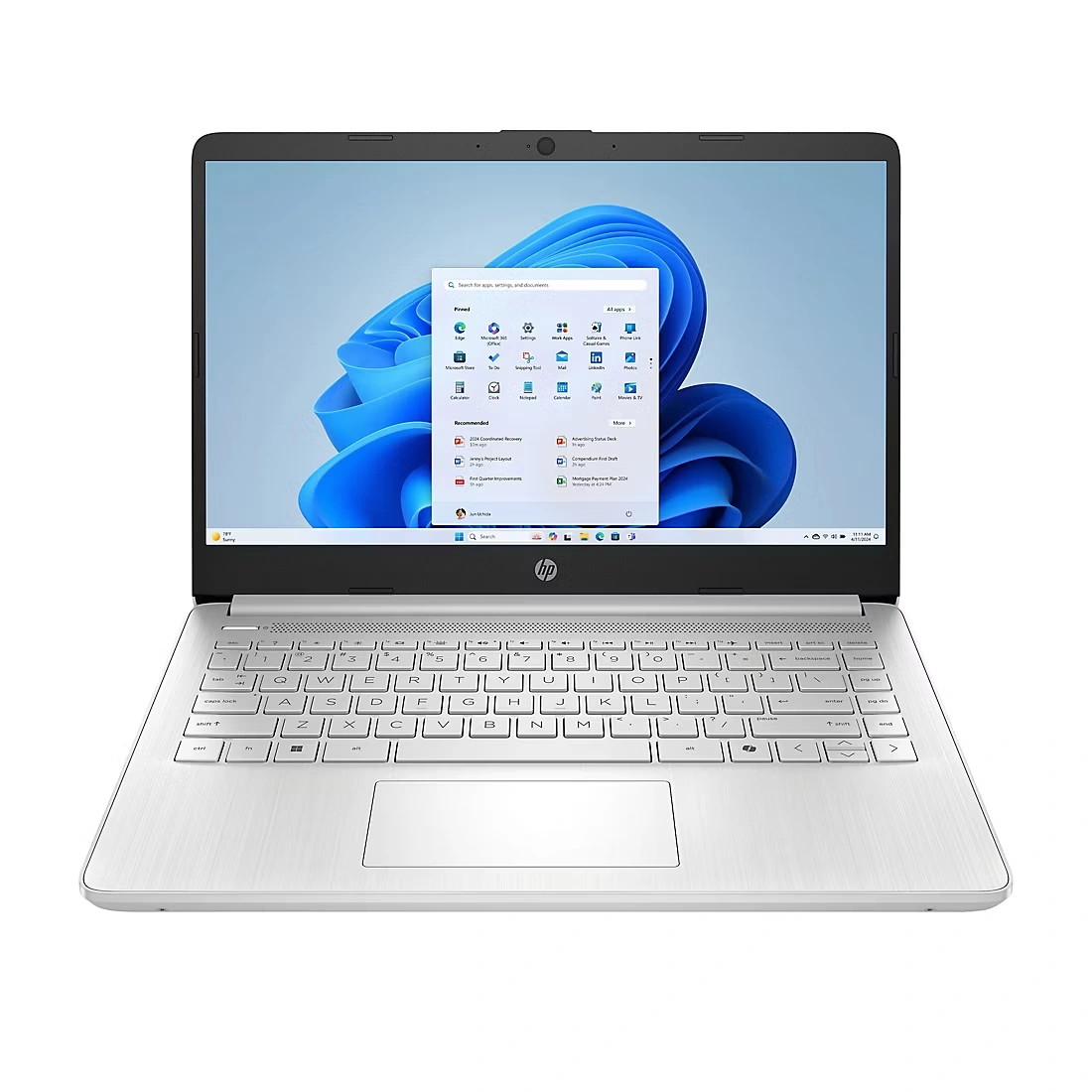 HP 14\" Laptop, Intel N150 Processor, 4GB Memory, 128GB UFS, 1-Year Microsoft 365 Subscription Included