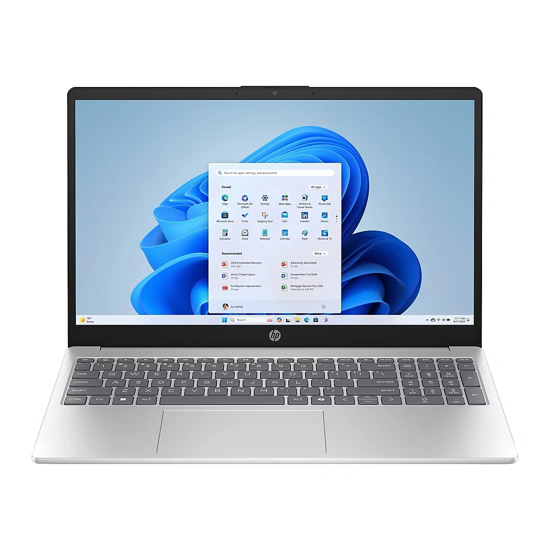 HP 15.6\" FHD Touchscreen Laptop, Intel Core i5 Processor, 12GB Memory, 512GB SSD, Microsoft Copilot