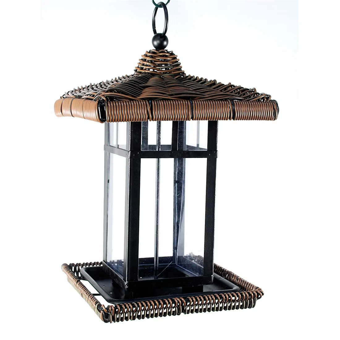 National Audubon Wicker Lantern Bird Feeder