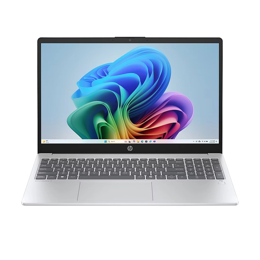 HP OmniBook 3 15.6\" AI Touchscreen Laptop, AMD Ryzen AI 5 Processor, 16GB Memory, 512GB SSD, Microsoft CoPilot+