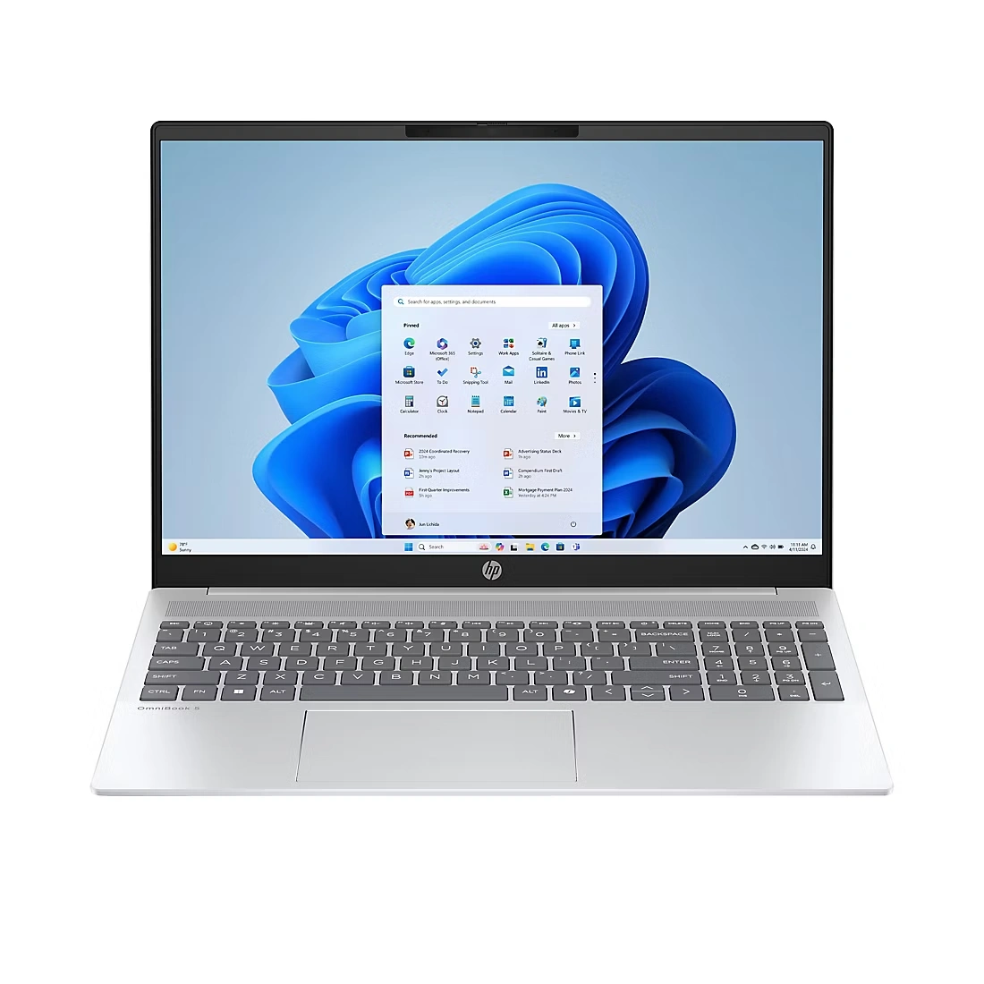 HP OmniBook 5 16\" FHD Touchscreen Laptop, Intel Core Ultra 7 Processor, 16GB Memory, 512GB SSD, Microsoft Copilot