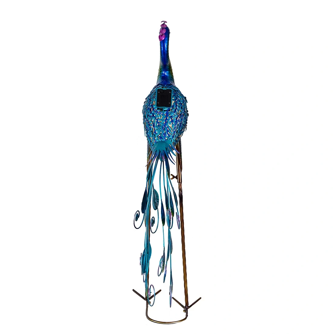 BJ's 33in Solar Metal Peacock
