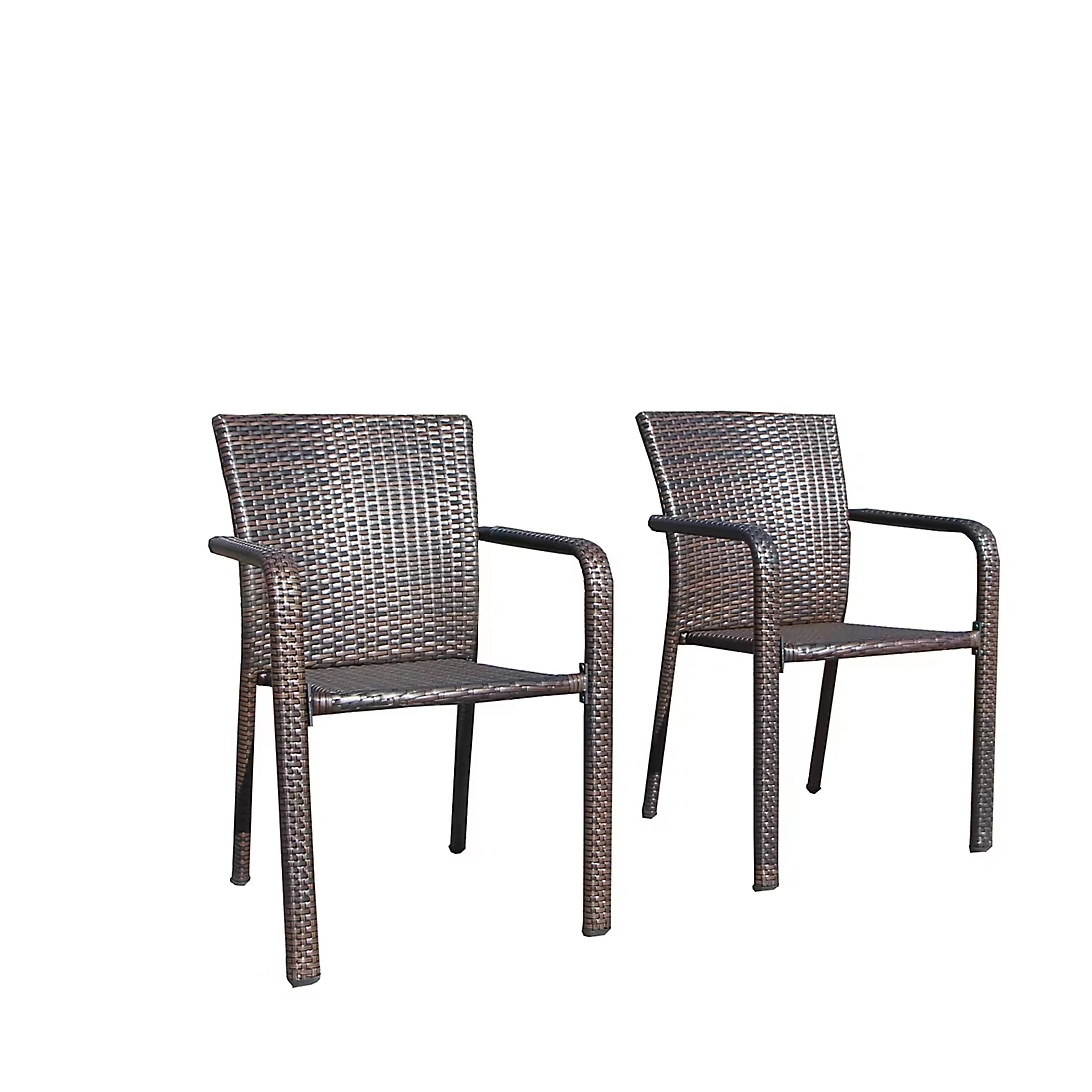 Berkley Jensen Wicker Stacking Chair, 2 pk.